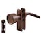 Prime-Line Tulip Knob Latch Set, Chocolate Brown Single Pack K 5170 - alternate 1